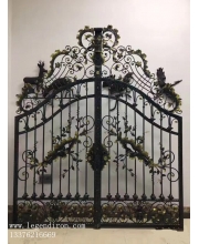 Wrought iron gates