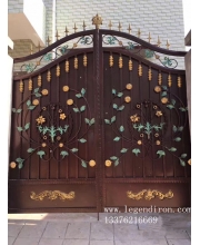 Wrought iron gates