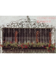 Wrought iron window
