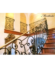 Iron art stair handrails
